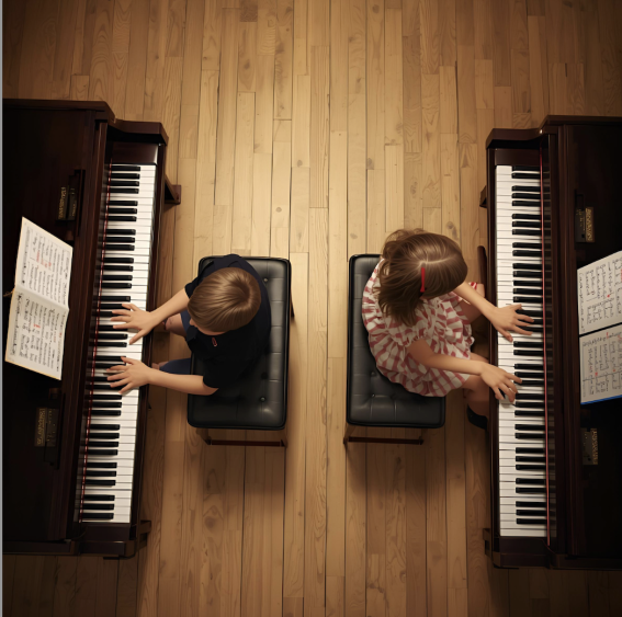 Shared Piano Class-Ellie and Maggie8
